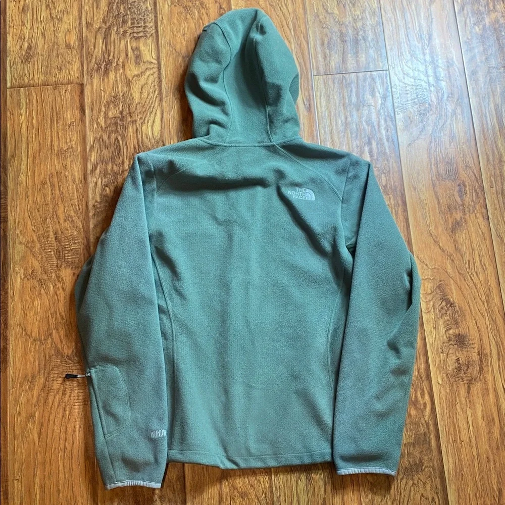 The North Face olive green